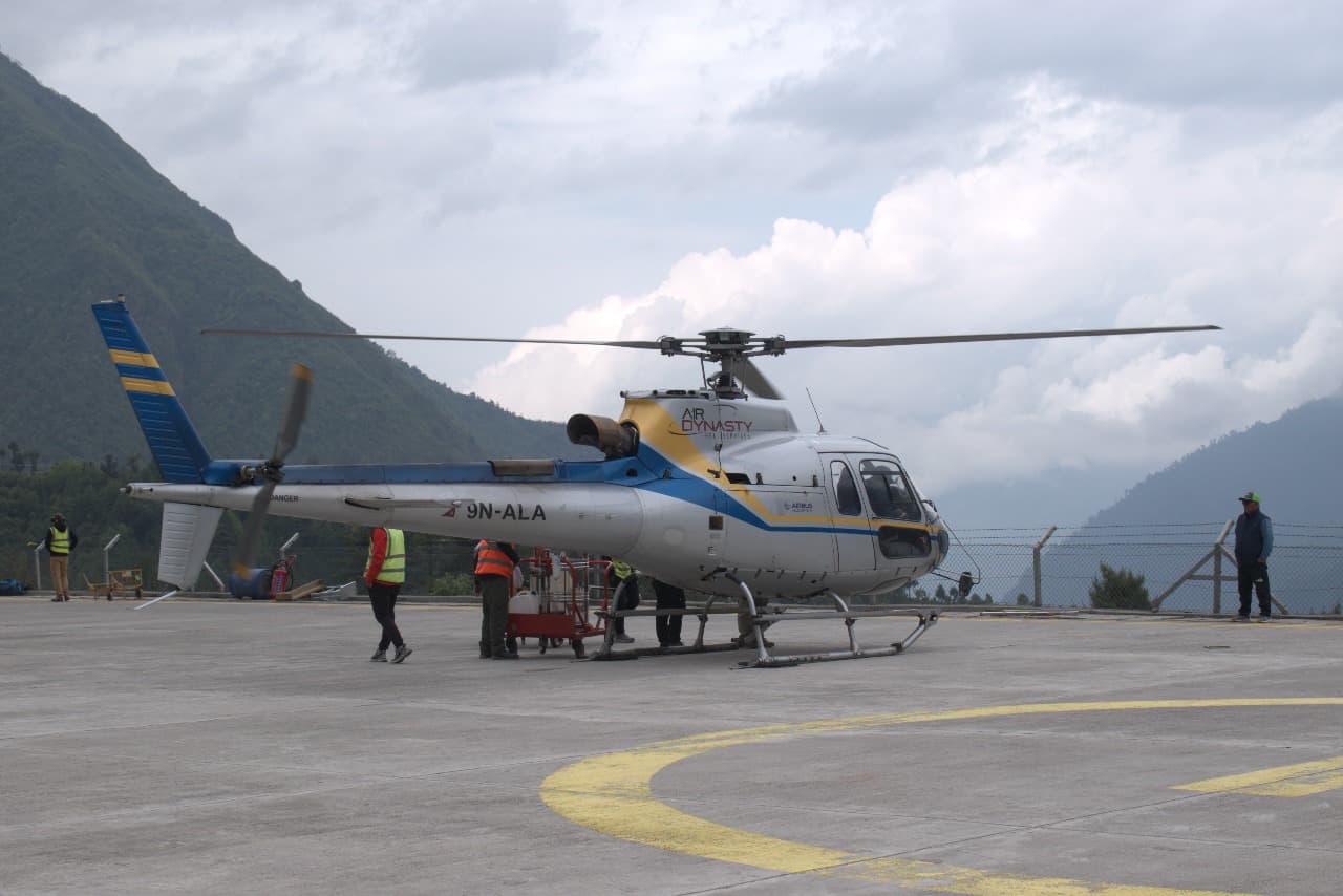 Lukla to Kathmandu Helicopter Flight | Sharing and private